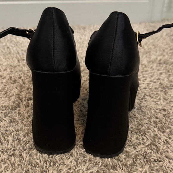 Nasty Gal Black Platform Mary Jane Shoes - Picture 7 of 8